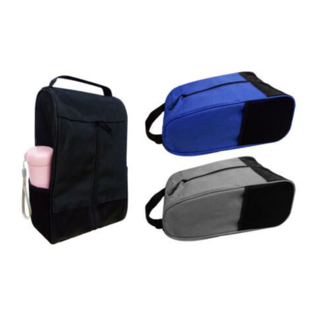 Promote your brand with these functional shoe bags featuring a water bottle pocket and custom logo. Ideal for giveaways, events, and corporate gifts.