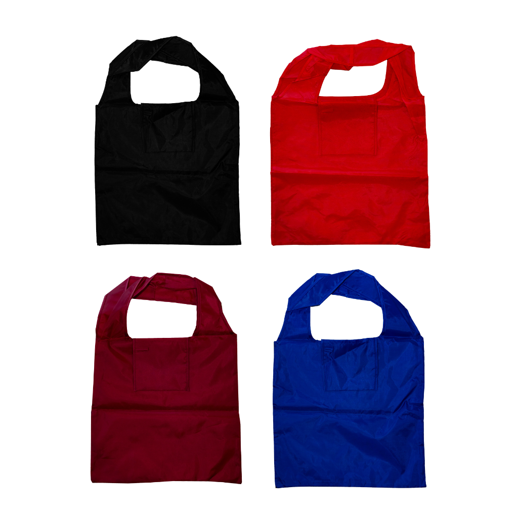 Bulk order of large foldable tote bags ready for custom branding. High-quality corporate gifts for clients and employees.