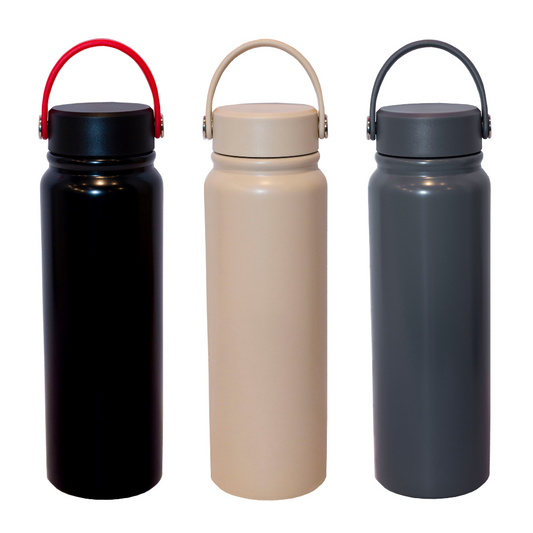 Customizable stainless steel bottle, perfect for corporate branding