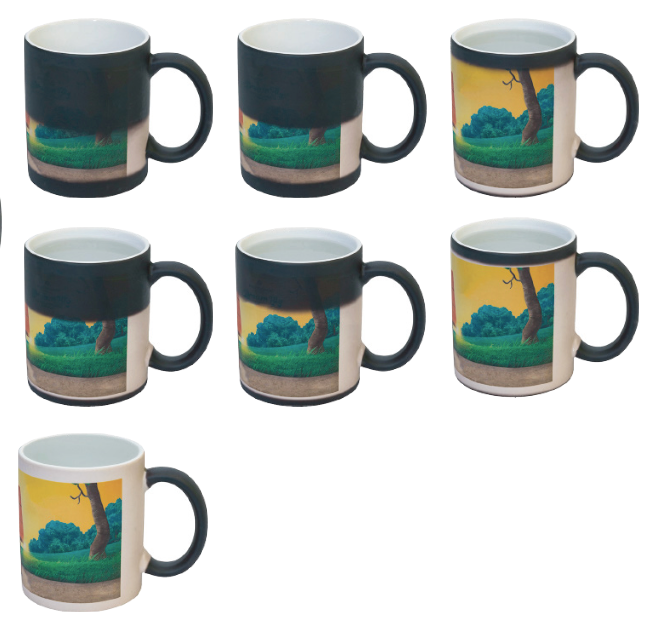 Surprise reveal mugs that change colour, perfect for gifts and giveaways